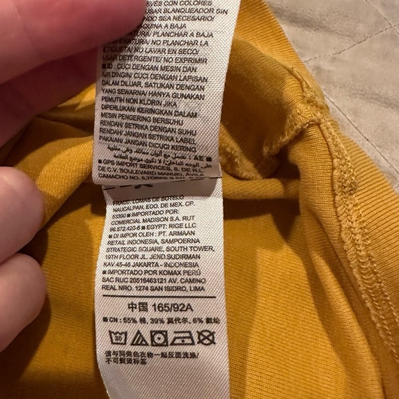 Old Navy Mustard Yellow Tank Top- size- medium - Picture 7 of 11
